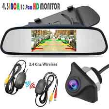 Wireless Car Rearview Camera Monitor Vehicle Parking Camera Reverse 4.3Inch picture