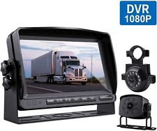 7'' Car Rear View Backup Camera Kit FHD 1080P Monitor Blind Spot Reverse BQ02  picture