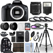 Canon EOS 2000D / Rebel T7 DSLR Camera + 18-55mm Lens+ 30 Piece Accessory Bundle picture