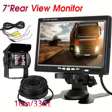 7inch Car Monitor Display Screen IR Night Rear View Camera Bus Truck RV picture