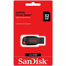 SanDisk Cruzer Blade 32GB USB 2.0 Flash Drive Thumb Memory Stick Pen SCDZ50 32G picture