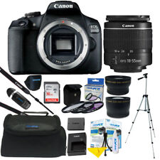 Canon EOS 2000D / Rebel T7 24.1MP DSLR Camera + 18-55mm Lens + All You Need Kit picture