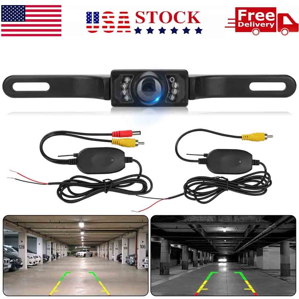 Car Rear View Backup Camera Reverse Parking Video Cam Waterproof Night Vision