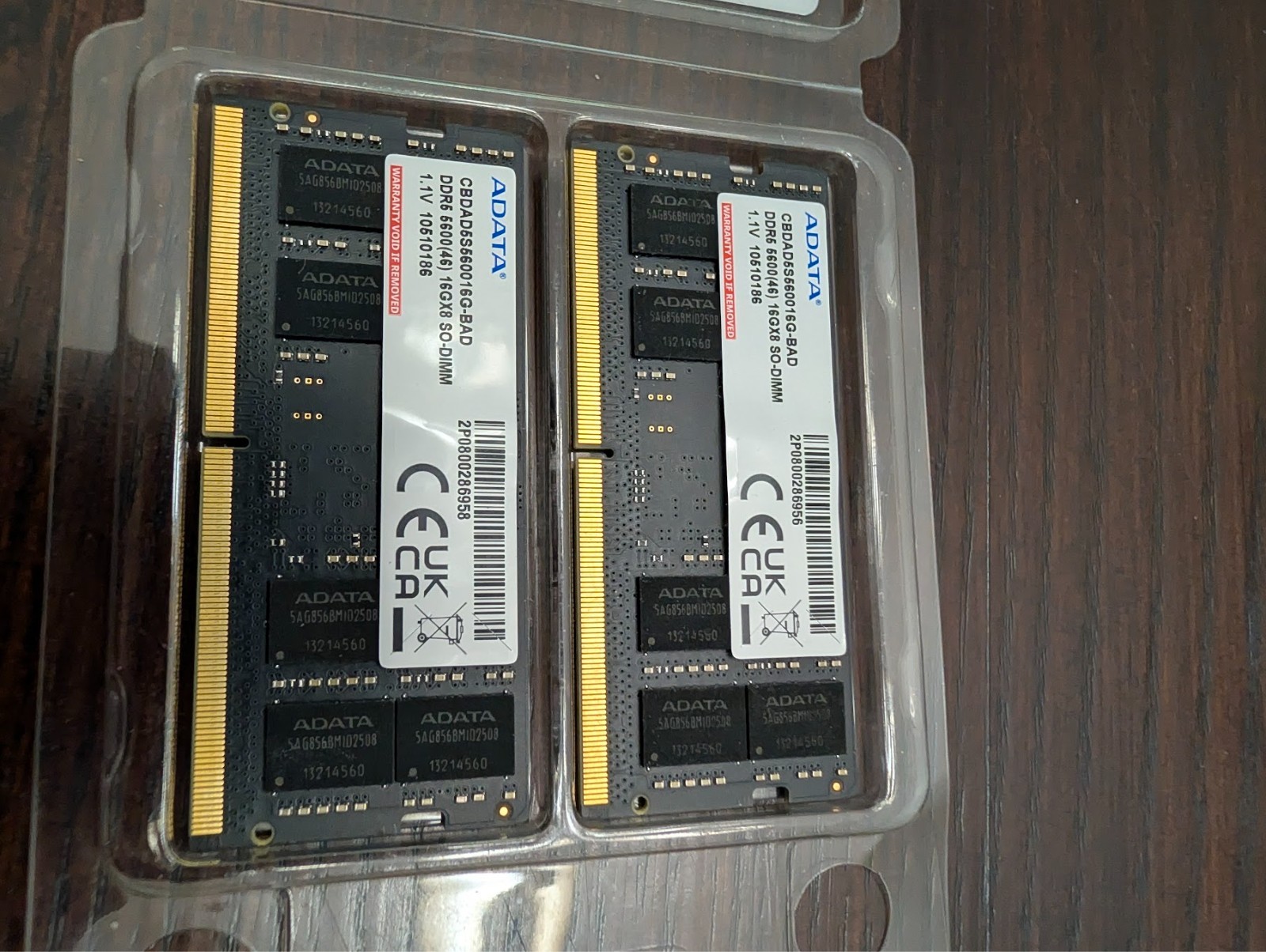 ADATA 16GB DDR5-5600 SODIMM - SOLD PER MODULE ADATA 16GB DDR5-5600 SODIMM - SOLD PER MODULE