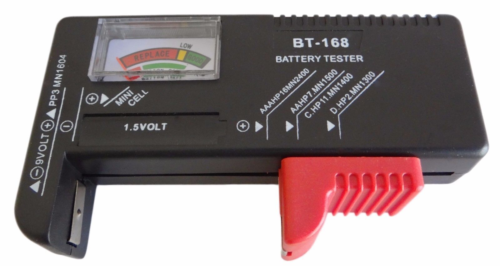 New Battery Tester Universal Volt Checker AAA, AA, C, D, 9V & Button Cell US 