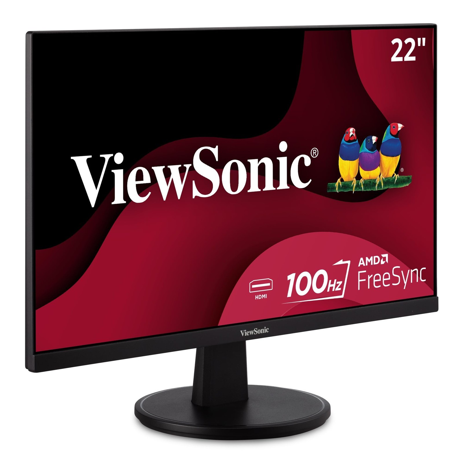 ViewSonic VS2247-MH 22 Inch 1080p Monitor 100Hz HDMI VGA Eye Care Thin Bezels ViewSonic VS2247-MH 22 Inch 1080p Monitor 100Hz HDMI VGA Eye Care Thin Bezels