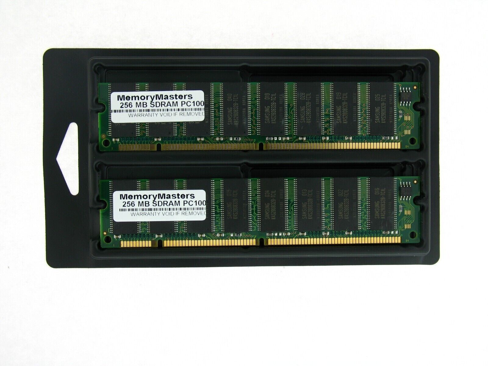 512MB (2X256MB) SDRAM MEMORY RAM PC100 NON-ECC UNBUFFERED 168PIN DIMM