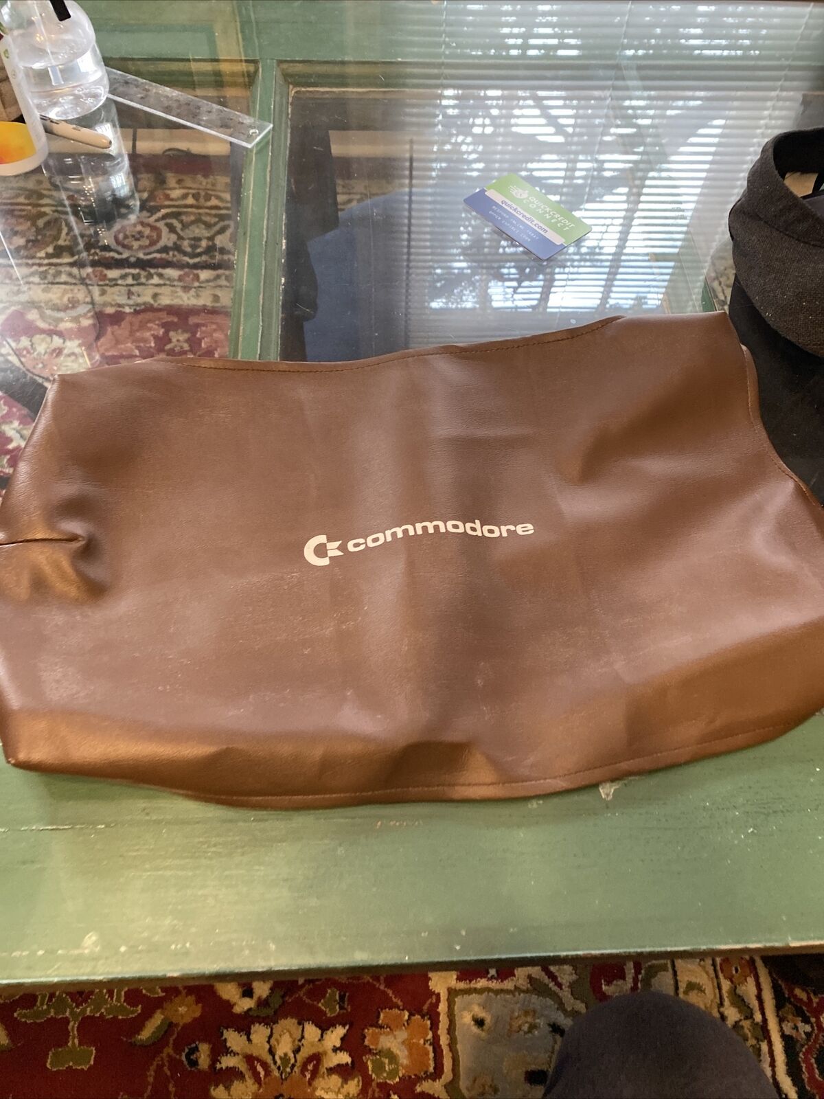 Vintage Commodore 64 C64 faux leather dust cover by Classic Covers