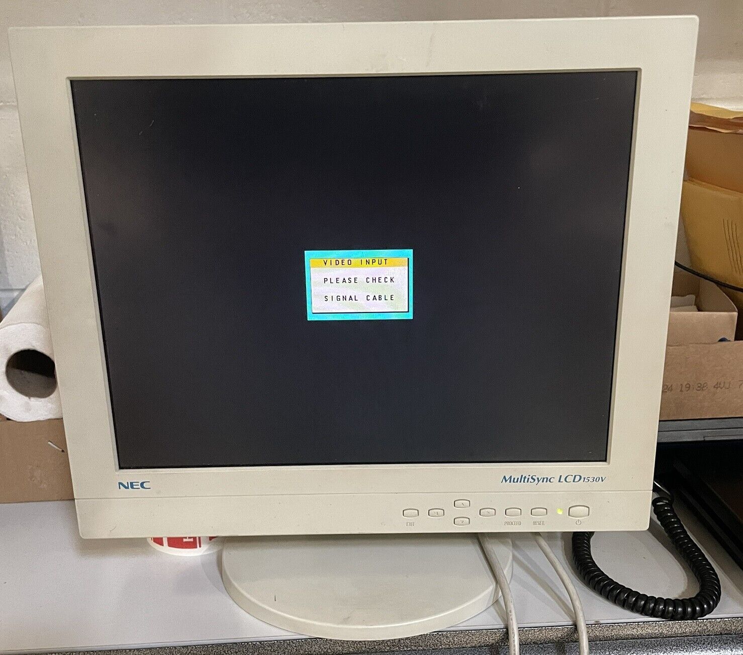 NEC MultiSync LCD1530V Computer Monitor