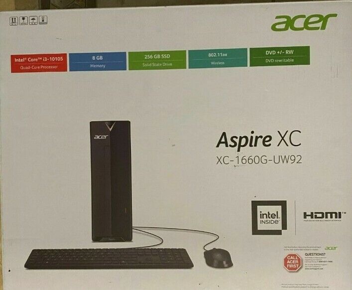 BRAND NEW SEALED IN BOX Acer Aspire XC  (XC-1660G-UW92)