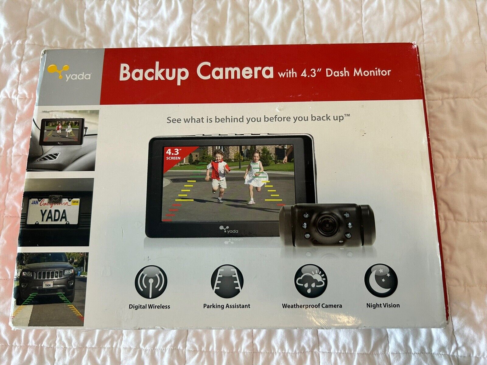 New Yada Backup Camera And 4.3” Monitor for safety rear view