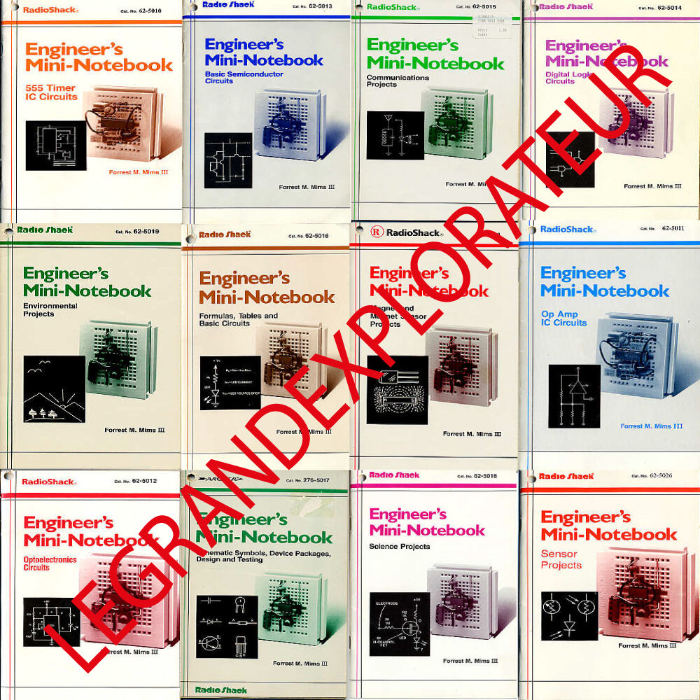 Ultimate  Radio Shack  Electronics projects books Collection   150 PDF on DVD