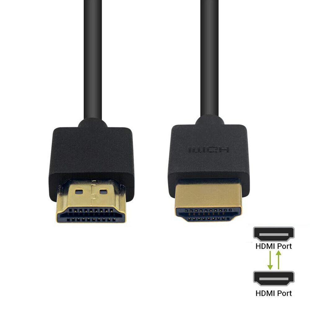 HDMI To HDMI Cable For PC Monitor Portable Monitor 4K 60Hz HDMI Cord 2.0 HDMI 
