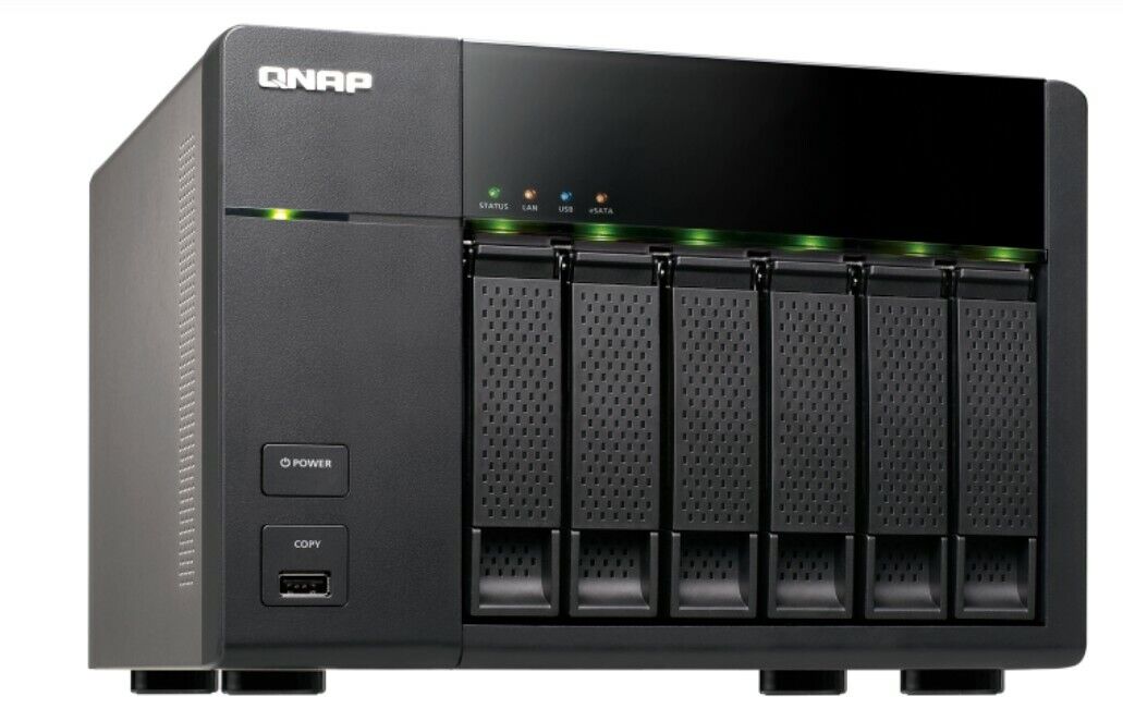 QNAP TS-669L TS 669 L 6-Bay NAS Network Storage with 6 x4TB WD Enterprise Drives