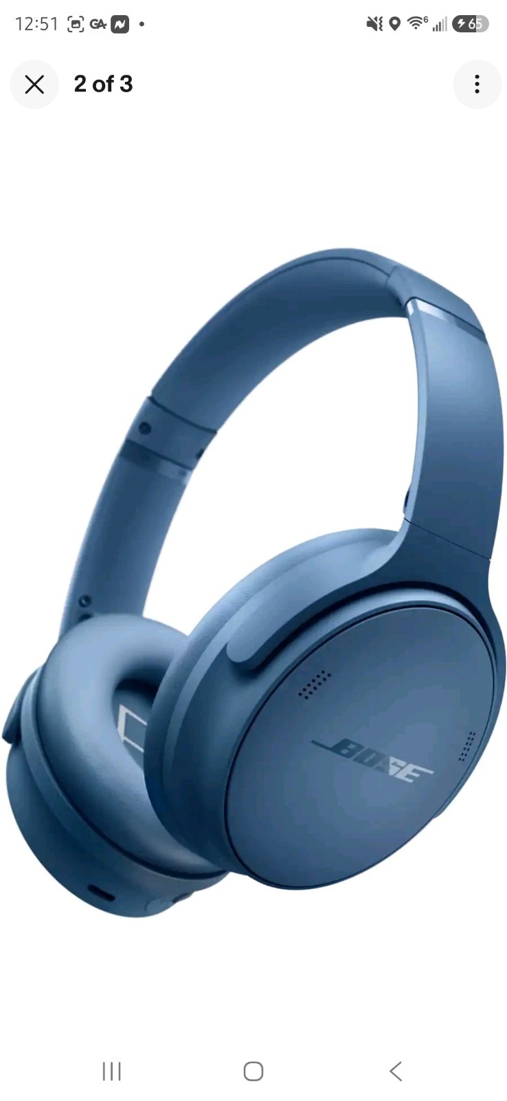 Brand New Bose QuietComfort Ulta Headphones (Blue)