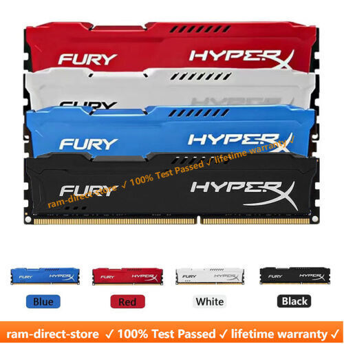Kingston HyperX FURY DDR3 8GB 16GB 32G 1600 1866 1333 Desktop Memory RAM DIMM