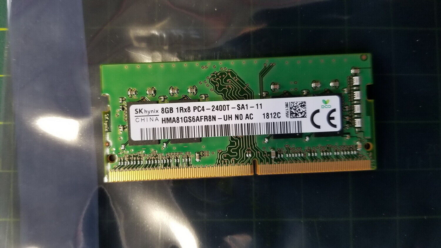 SK Hynix 8GB DDR4 1Rx8 PC4-2400T SO-DIMM MEMORY RAM MODULE HMA81GS6AFR8N-UH 