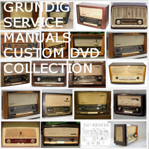 Grundig Radio Service Manuals Schematics Owners Huge Mega Collection PDF DVD 
