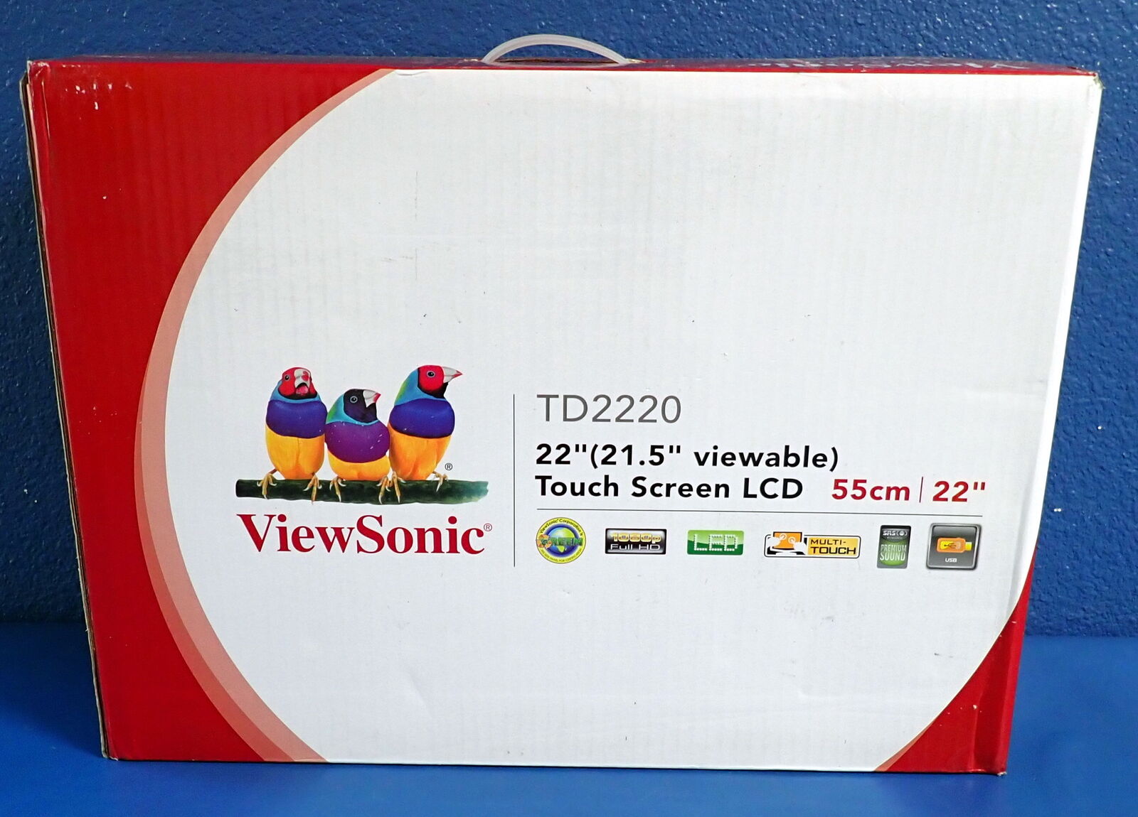 ViewSonic TD2220 Touchscreen MultiTouch Monitor | NEW OPEN BOX