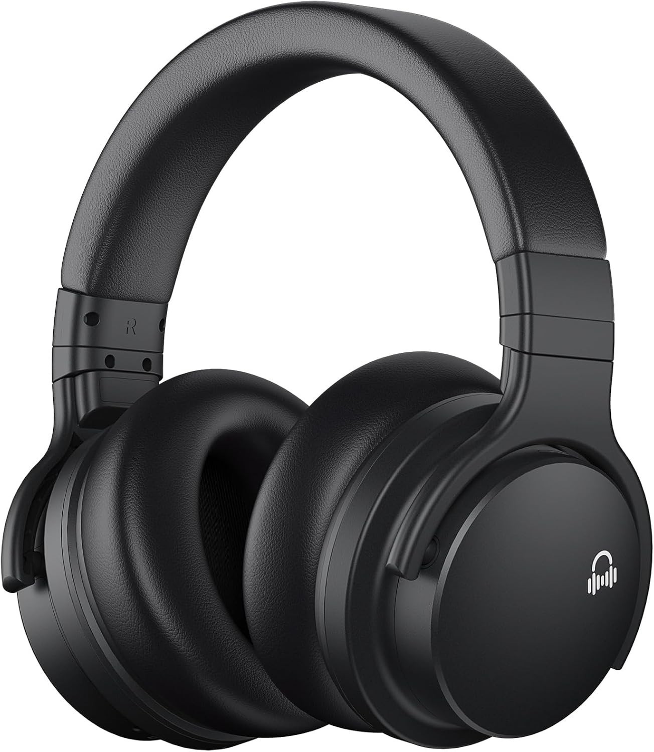 MOVSSOU Basic C Wireless Bluetooth 5.0 ANC Over Ear Headphones Black