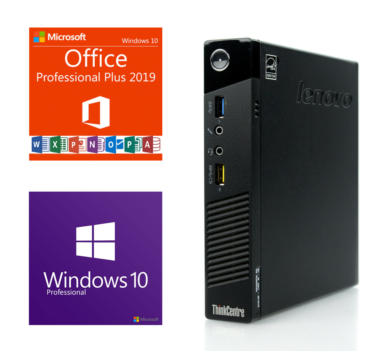 FAST Custom Lenovo PC i7 | Windows 10 PRO | 1TB SSD 16GB RAM | Mini Desktop PC