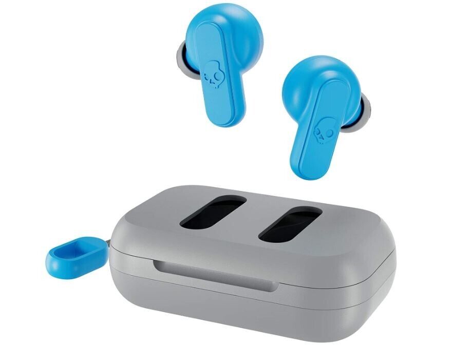 Skullcandy Dime True Wireless In-Ear Earbud -BLUE/GRAY (Certified Refurbished)