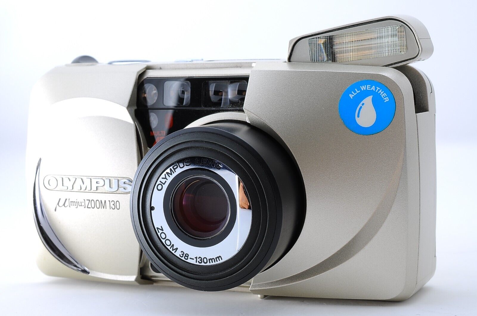 [Near Mint] Olympus mju ZOOM 130 Gold 35mm Point & Shoot Film Camera from JAPAN