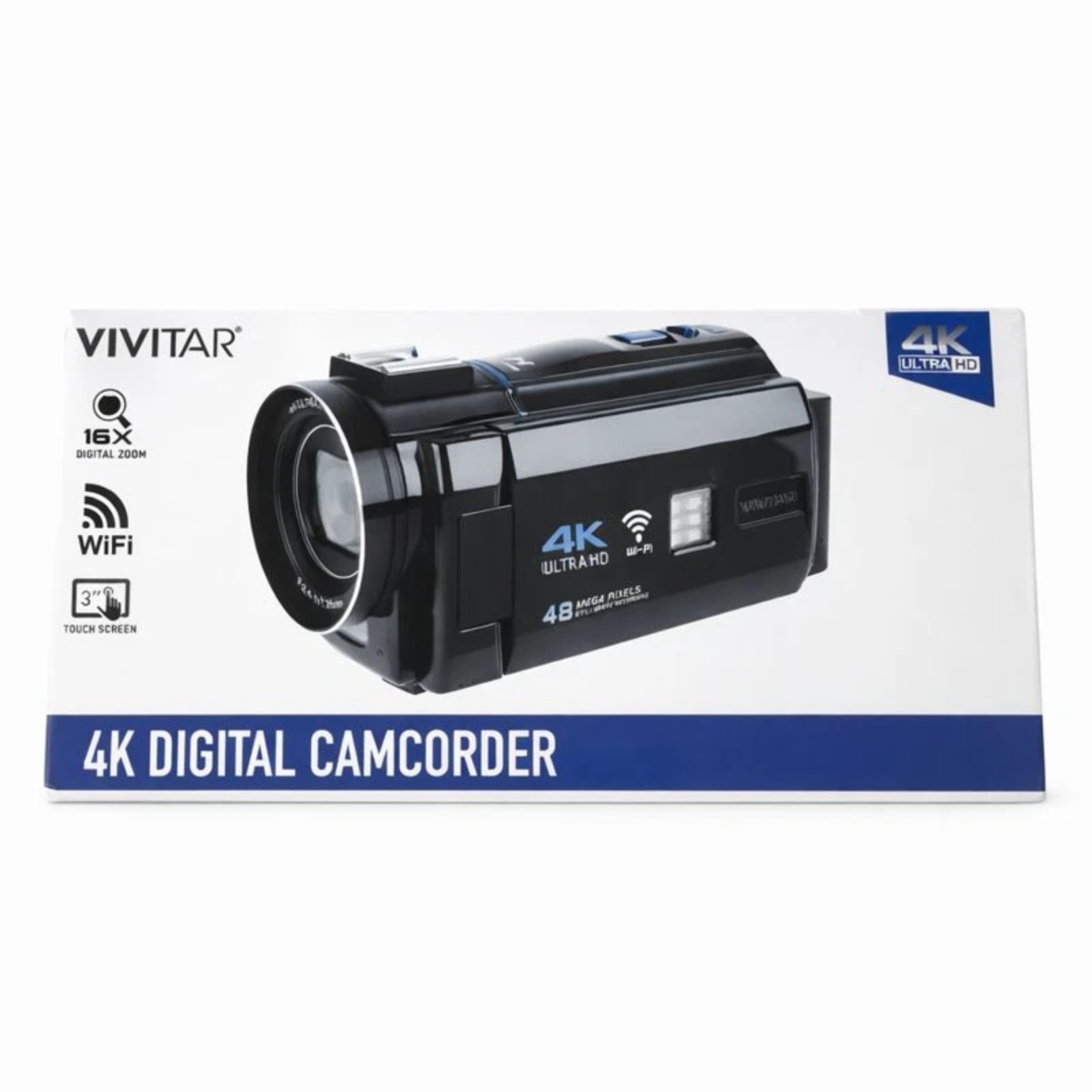 Vivitar 4K Ultra HD Digital Camcorder WiFi 48MP 16x Zoom 3