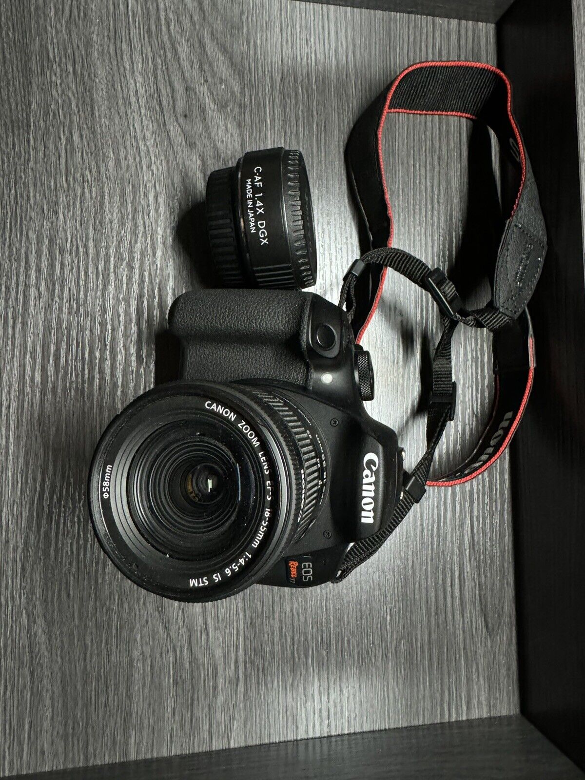 Canon EOD Rebel T7 18-55mm Lens DSLR Camera - Black