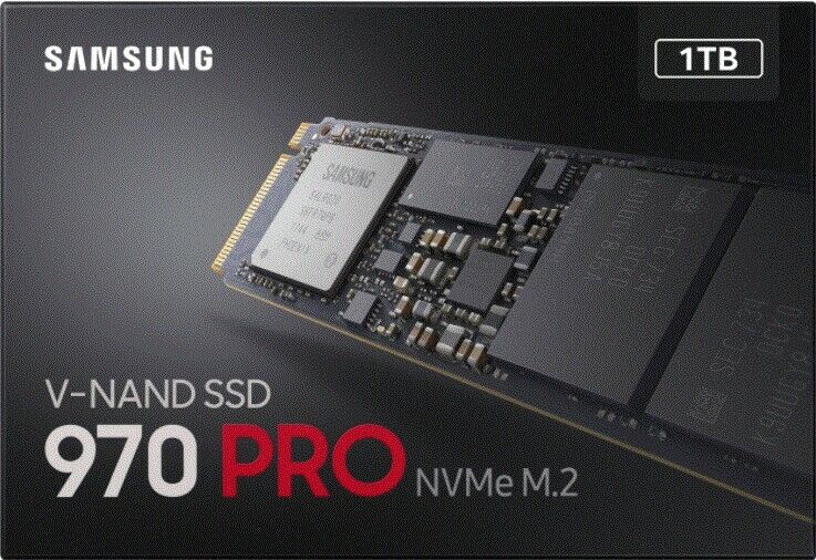 Samsung 970 Pro 1TB M.2 Internal Solid State Drive - (MZ-V7P1T0BW)