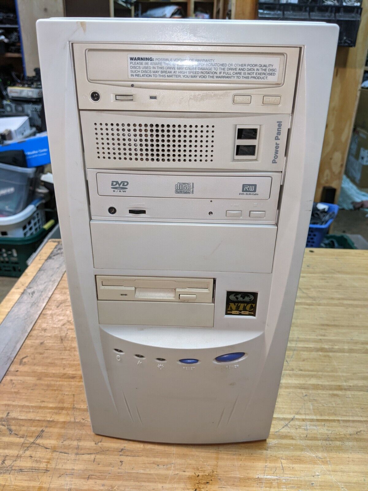 Vintage NTC Computer AMD Duron 700MHz  *For Parts, No Hard Drive*