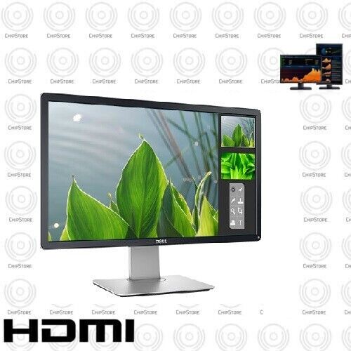 Dell UltraSharp HD 22 inch HDMI DP LCD Monitor Desktop Computer PC With cables