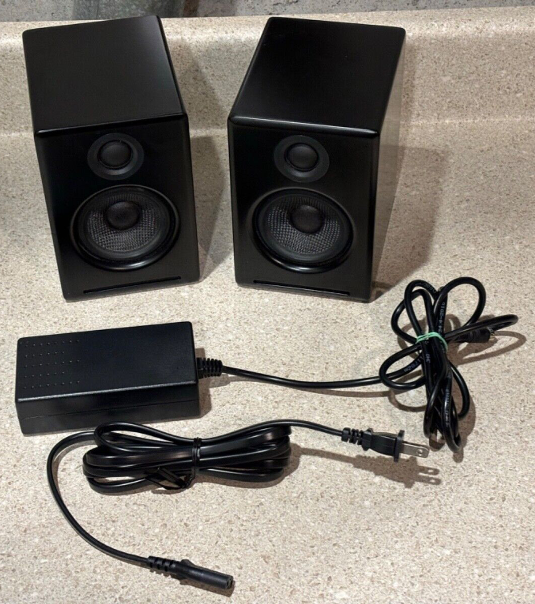 AudioEngine A2 Black Desktop Monitor Speakers - Wired/Powered
