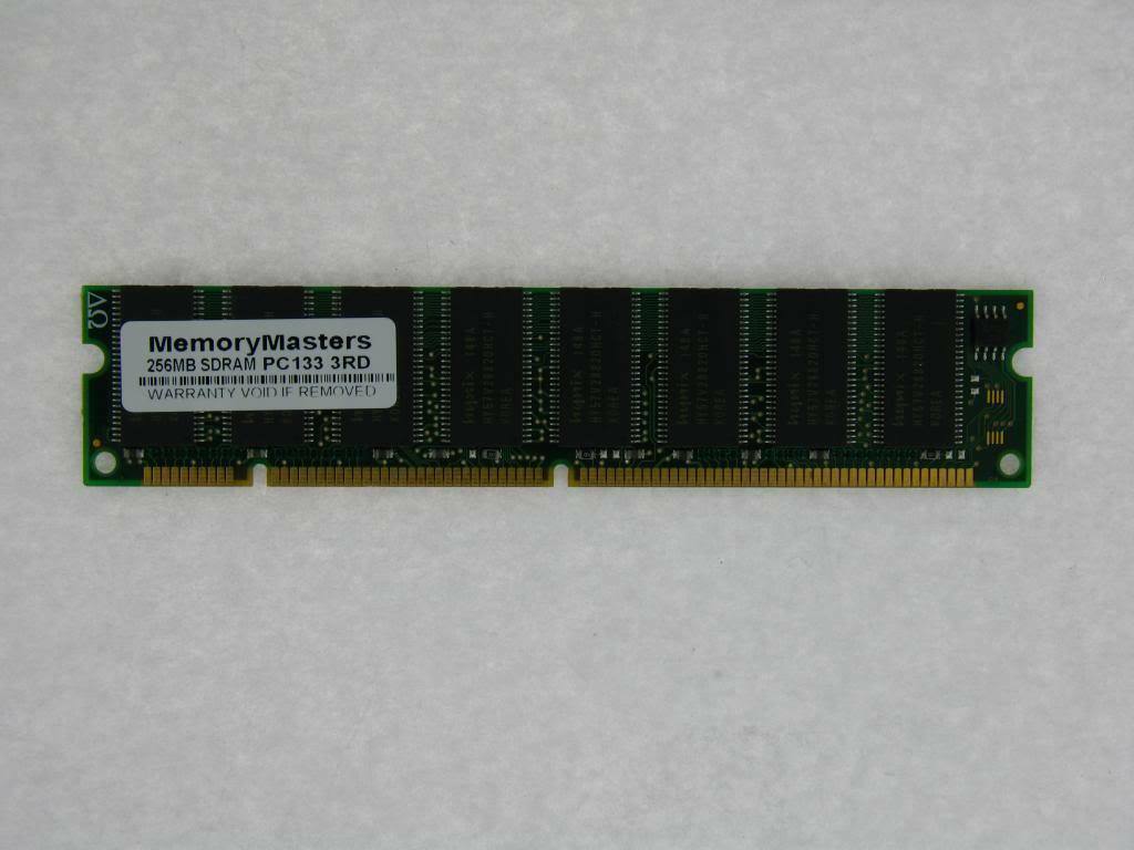 256MB PC133 SDRAM 168 PIN DIMM LOW DENSITY MEMORY 16x8