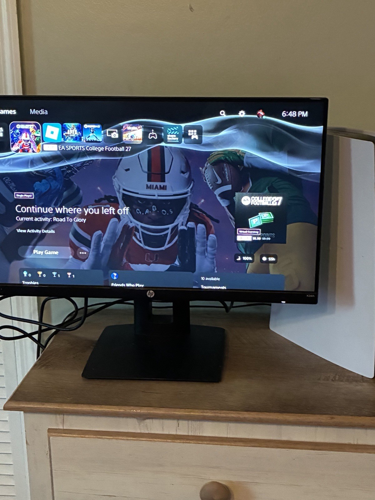 HP X24ih 144Hz gaming monitor. HP X24ih 144Hz gaming monitor.