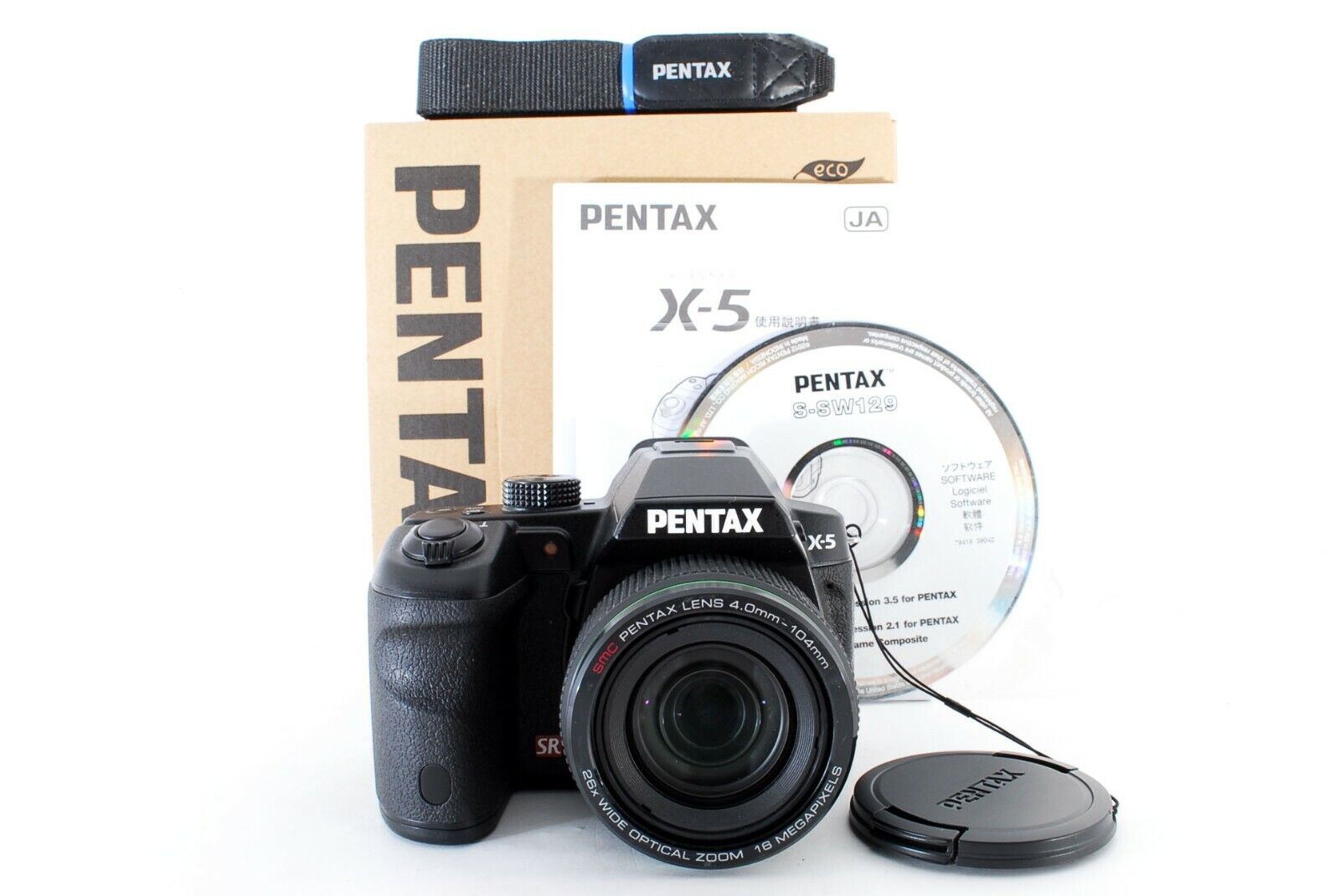[Only 392shot] Pentax X-5 16.0MP Digital SLR Camera Black Body w/BOX From Japan