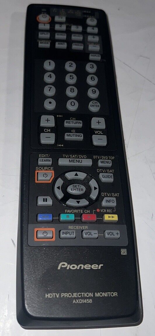 Genuine Pioneer AXD1457 HDTV Projection Monitor VCR DVD Remote