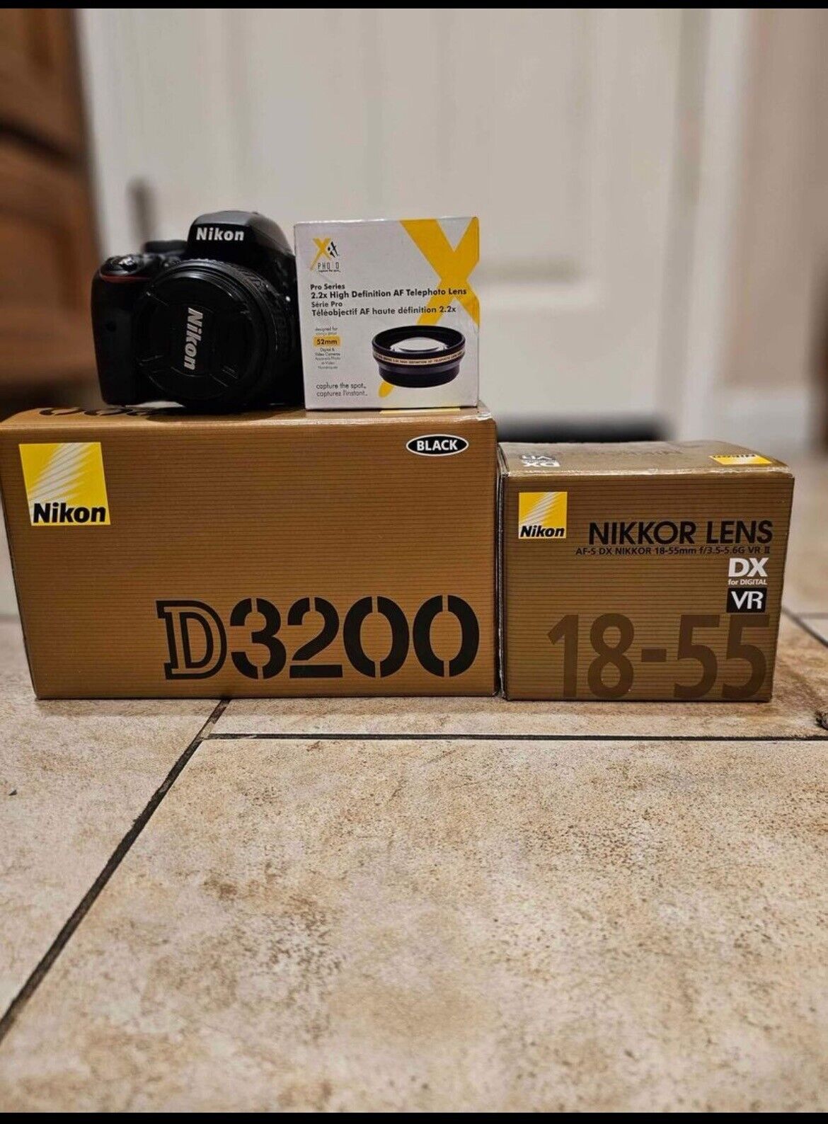 Nikon D D3200 24.2 MP Digital SLR Camera - Black