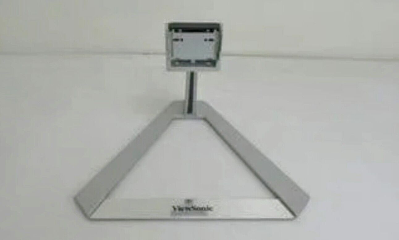 ViewSonic VX3276-MHD Pedestal Chrome and Silver Monitor Stand OEM