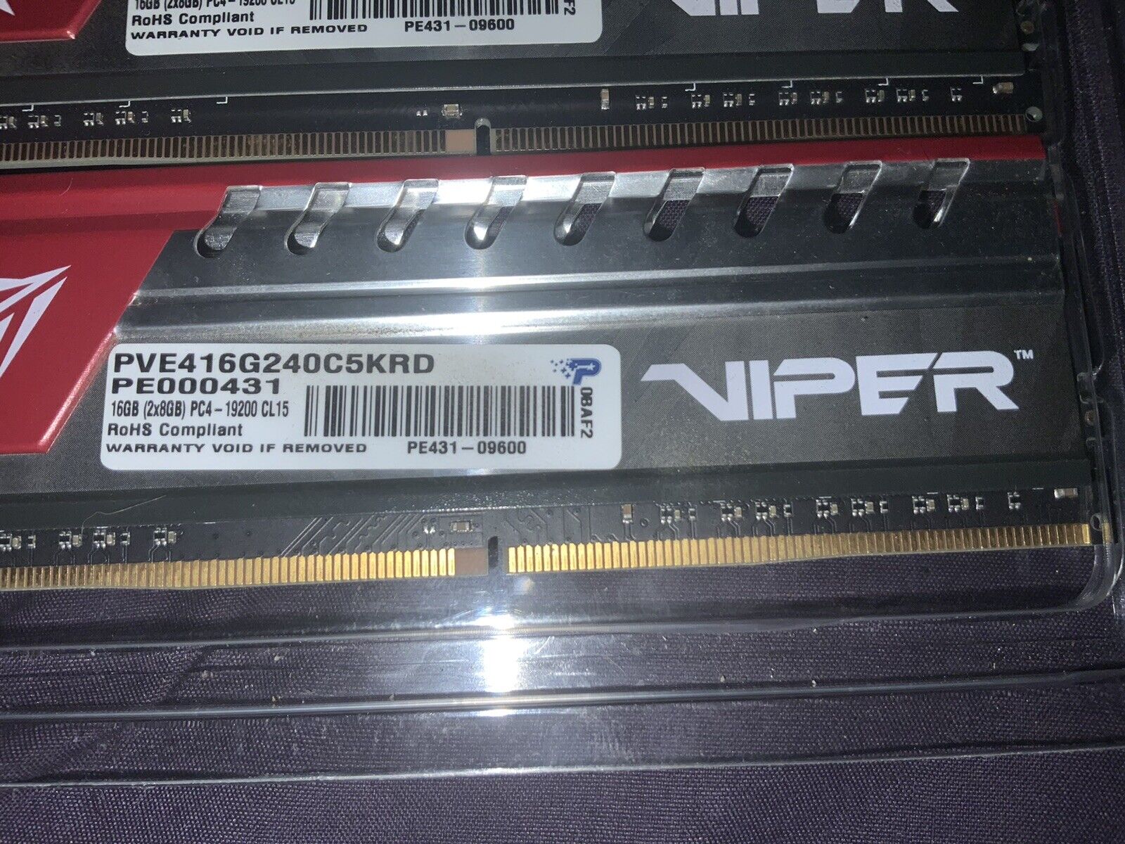 Patriot Viper Elite 16Gb 2400Mhz Cl 15  Ddr4 Pc Memory Module