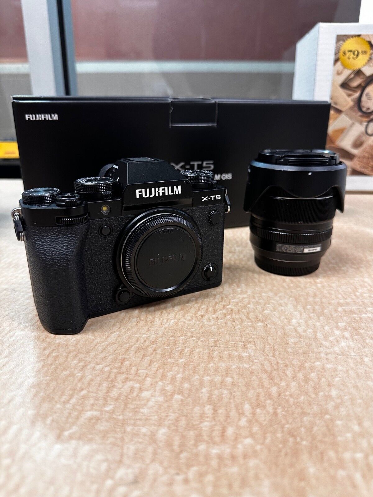 FUJIFILM X-T5 Mirrorless Camera - Black w/ Fuji XF 18-55mm f/2.8-4 R LM OIS Lens