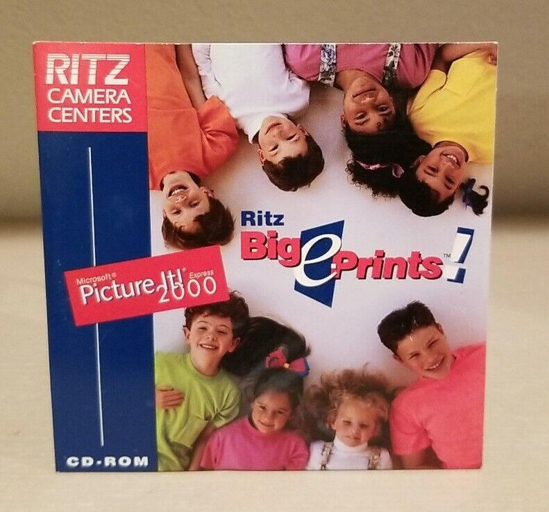 Defunct Ritz Camera Center Big e Prints CD-ROM Vintage Software 