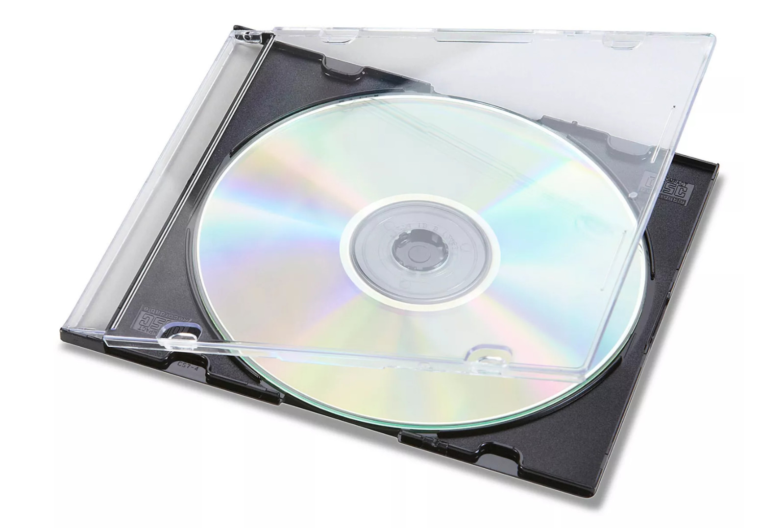 5.2mm Slim CD Jewel Case Single Disc with Black Tray Storage LOT