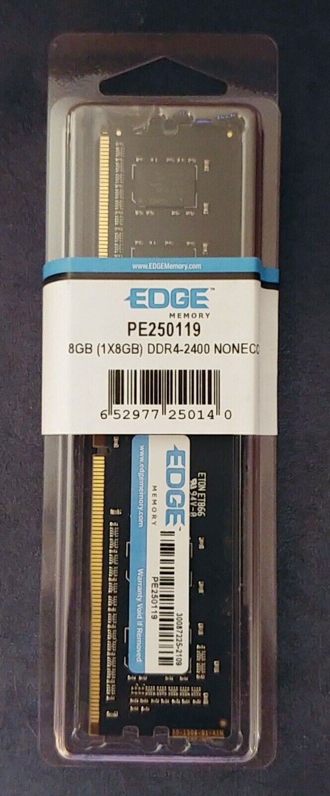 Edge PE250119 Memory Module 8 GB 1 x 8 GB DDR4 2400 MHz 288pin