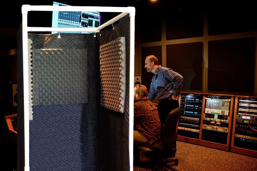 Vocal Booth Noise Reflection & Echo Eliminator - Stand-In - Patented
