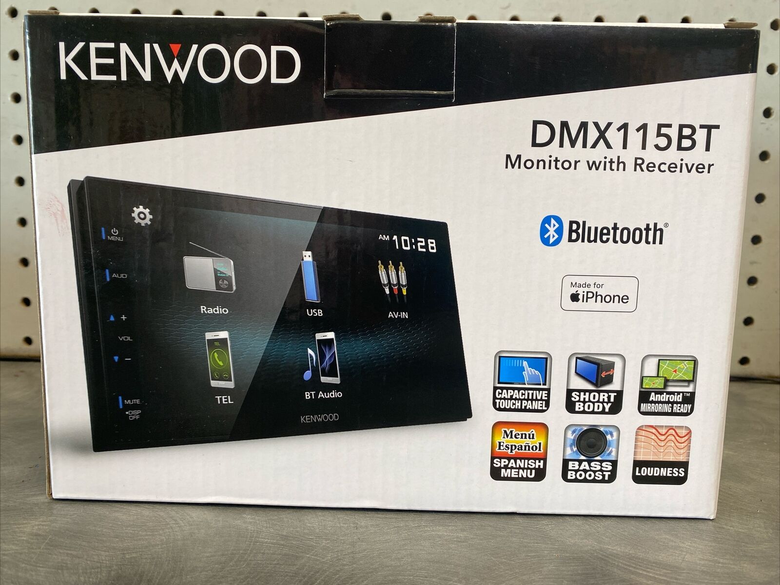 Kenwood Monitor With Receiver (DMX115BT) BRAND NEW