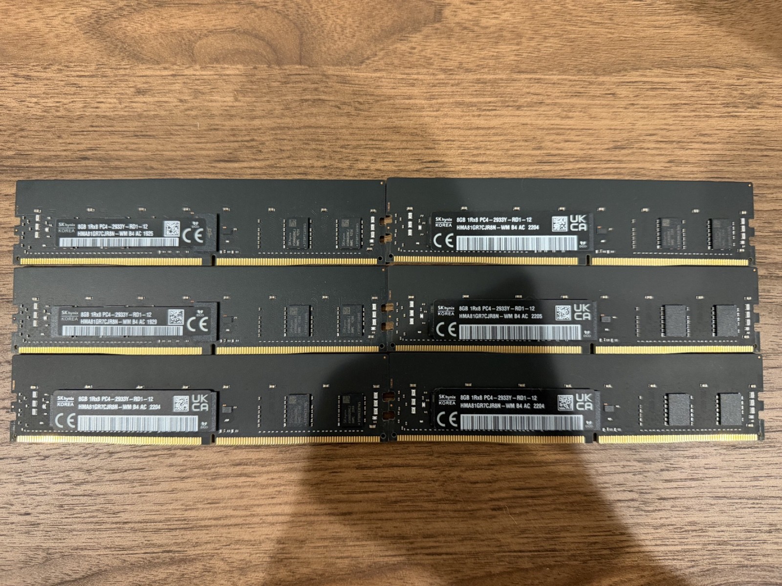 Apple OEM 48GB (6X8GB) DDR4 2933MHZ PC4-23400 ECC RDIMM for Mac Pro 2019 7,1 Apple OEM 48GB (6X8GB) DDR4 2933MHZ PC4-23400 ECC RDIMM for Mac Pro 2019 7,1