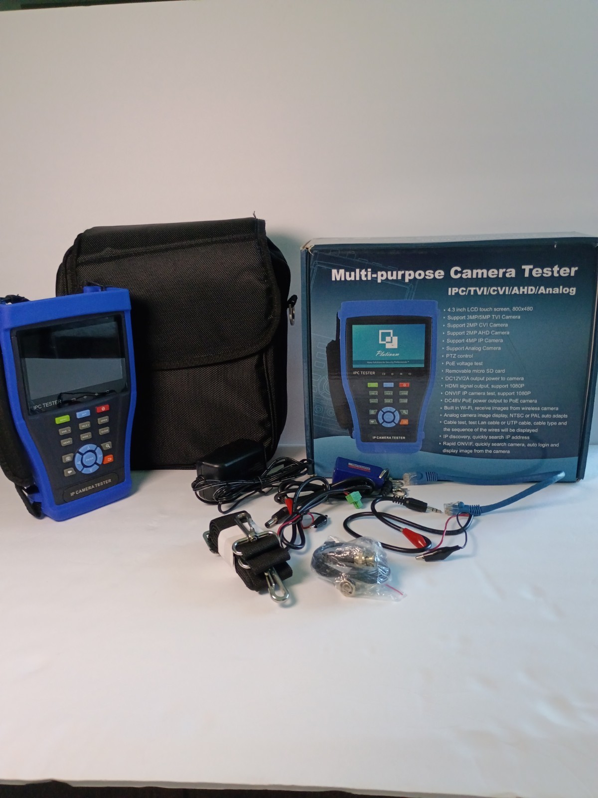 Multi-Purpose CCTV IP Camera Tester 4.3