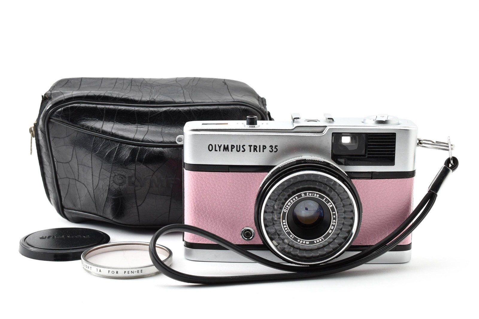 ▶️ MINT OLYMPUS TRIP 35 PINK Point & Shoot 35mm Film Camera Japan  3123947
