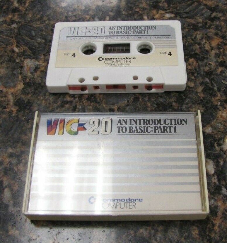 Vintage Vic 20  An Introduction to Basic: Part 1  Cassette Andrew Collin 1981 